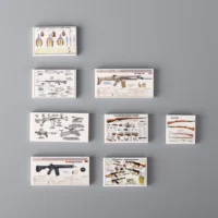 3D Print Weapon Diagram Custom Pieces Miniature for LEGO Military Minifigures