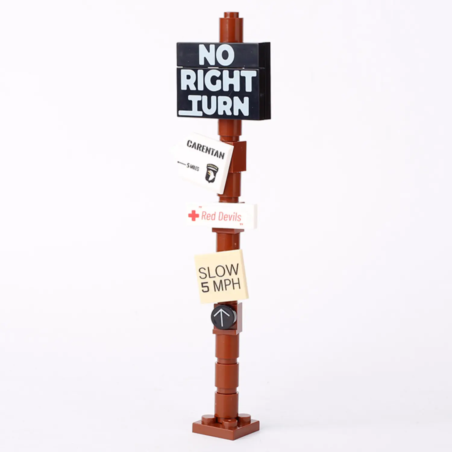 Custom Piece Miniature – Allied military warning and directional signs from the European Theater of World War II (circa 1944) – 3D Print for LEGO Minifigure Custom Piece Miniature – Allied military warning and directional signs from the European Theater of World War II (circa 1944) – 3D Print for LEGO Minifigure