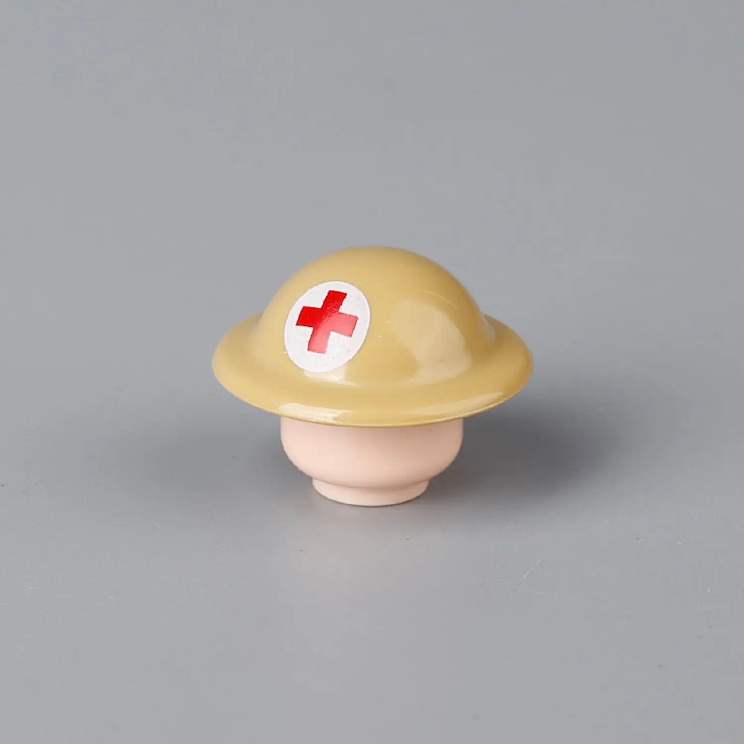 Custom Piece Miniature – British Army medic's Mk II Brodie helmet from the World War II – 3D Print for LEGO minifigure Custom Piece Miniature – British Army medic's Mk II Brodie helmet from the World War II – 3D Print for LEGO minifigure