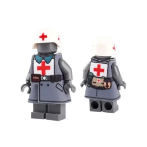 Custom Piece Miniature – German Army Medic's (Sanitäter) Greatcoat and Tabard – 3D Print for LEGO Minifigure Custom Piece Miniature – German Army Medic's (Sanitäter) Greatcoat and Tabard – 3D Print for LEGO Minifigure
