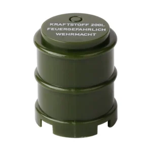 Custom Piece Miniature – German Wehrmacht 200-liter fuel drum from the World War II olive-green 2 – 3D Print for LEGO Minifigure Custom Piece Miniature – German Wehrmacht 200-liter fuel drum from the World War II olive-green 2 – 3D Print for LEGO Minifigure
