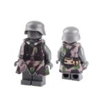Custom Piece Miniature – German Wehrmacht M31 Zeltbahn worn as a poncho – 3D Print for LEGO Minifigure