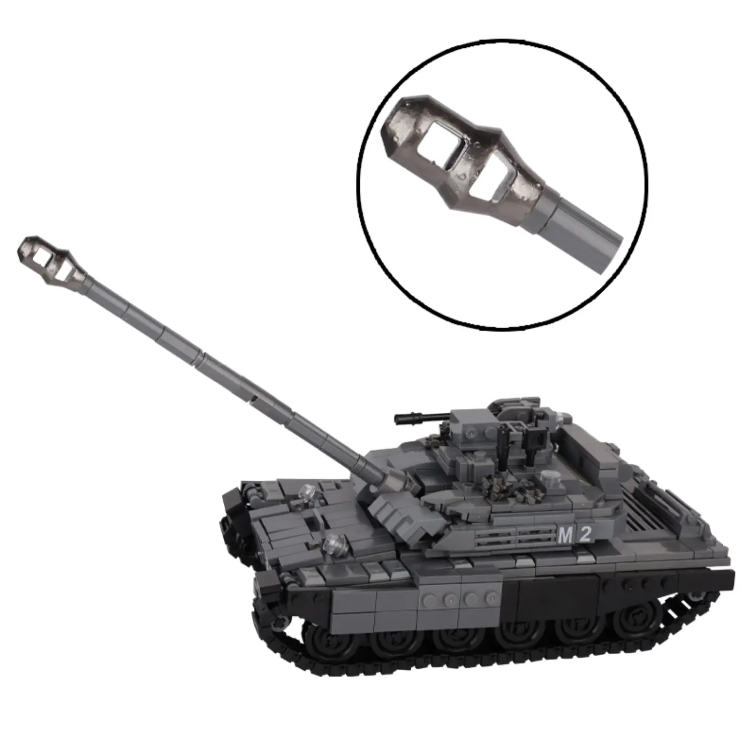 Custom Piece Miniature – German muzzle brake from a World War II era tank cannon – 3D Print for LEGO minifigure Custom Piece Miniature – German muzzle brake from a World War II era tank cannon – 3D Print for LEGO minifigure