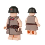 Custom Piece Miniature – Soviet Red Army Infantry Officer or NCO "Shinel" Greatcoat – 3D Print for LEGO Minifigure