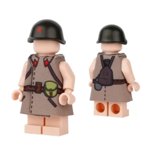 Custom Piece Miniature – Soviet Red Army Infantry Rifleman's Shinel Greatcoat – 3D Print for LEGO Minifigure Custom Piece Miniature – Soviet Red Army Infantry Rifleman's Shinel Greatcoat – 3D Print for LEGO Minifigure