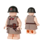 Custom Piece Miniature – Soviet Red Army Infantry "Shinel" Greatcoat – 3D Print for LEGO Minifigure