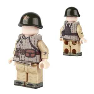 Custom Piece Miniature – Soviet Red Army Telogreika Padded Winter Jacket Vatnik – 3D Print for LEGO Minifigure