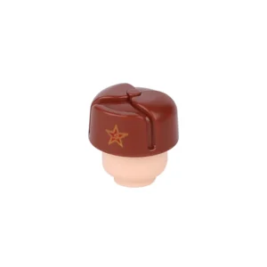 Custom Piece Miniature – Soviet Ushanka Red Army military cap World War II brown – 3D Print for LEGO minifigure Custom Piece Miniature – Soviet Ushanka Red Army military cap World War II brown – 3D Print for LEGO minifigure
