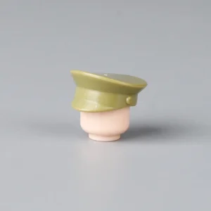 Custom Piece Miniature – United States Army olive drab service cap from the World War II – 3D Print for LEGO minifigure Custom Piece Miniature – United States Army olive drab service cap from the World War II – 3D Print for LEGO minifigure