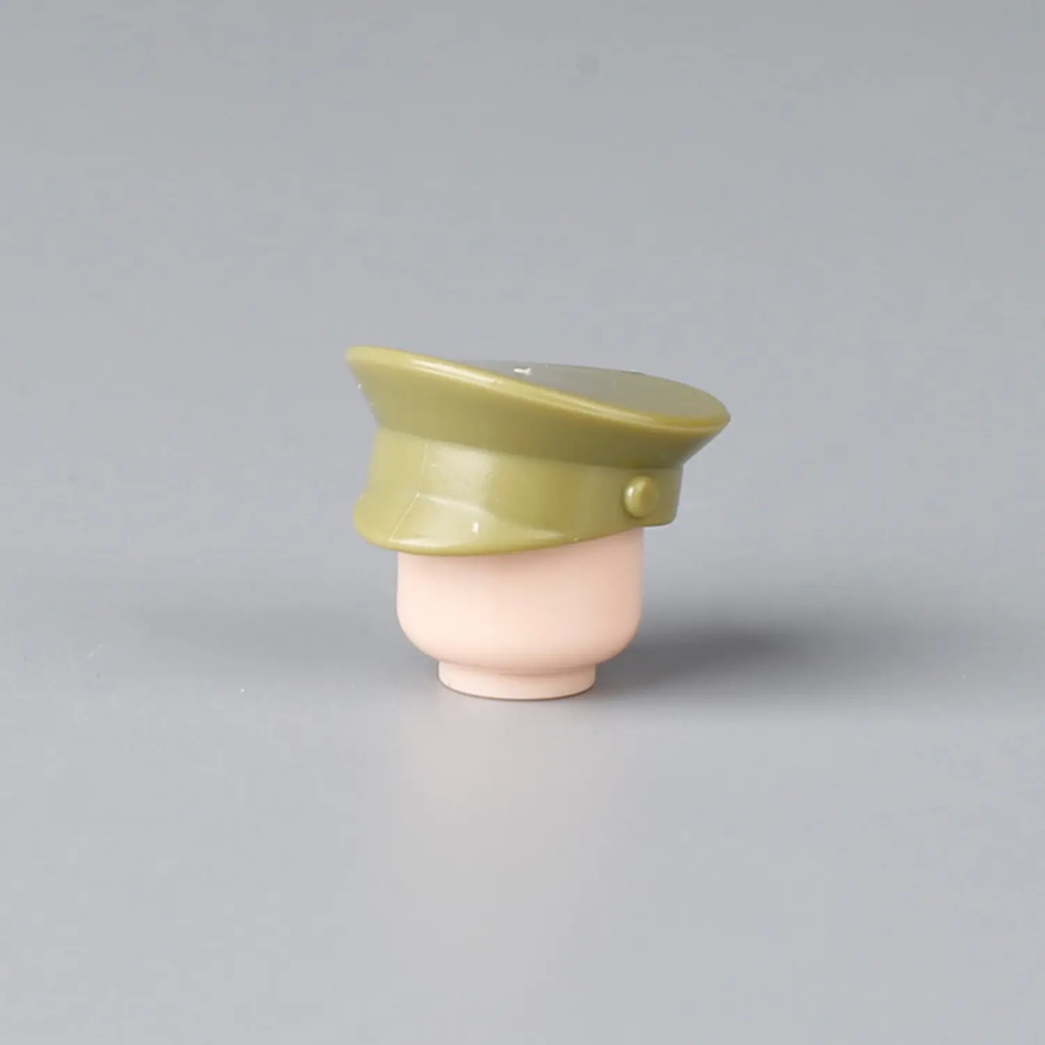 Custom Piece Miniature – United States Army olive drab service cap from the World War II – 3D Print for LEGO minifigure Custom Piece Miniature – United States Army olive drab service cap from the World War II – 3D Print for LEGO minifigure