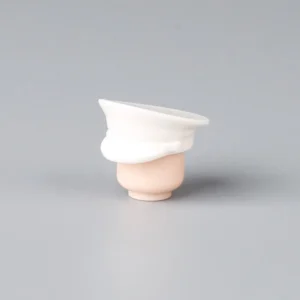 Custom Piece Miniature – United States Navy officer's white service cap from the World War II – 3D Print for LEGO minifigure Custom Piece Miniature – United States Navy officer's white service cap from the World War II – 3D Print for LEGO minifigure