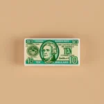 Custom Piece Miniature – United States Ten-dollar bill custom-printed tile – 3D Print for LEGO minifigure