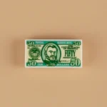 Custom Piece Miniature – United States fifty-dollar bill custom-printed tile – 3D Print for LEGO minifigure