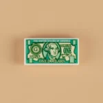 Custom Piece Miniature – United States one-dollar bill custom-printed tile – 3D Print for LEGO minifigure