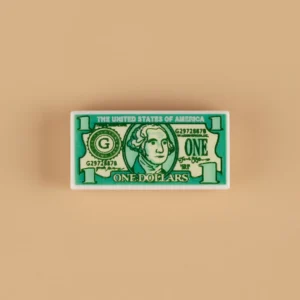 Custom Piece Miniature – United States one-dollar bill custom-printed tile – 3D Print for LEGO minifigure Custom Piece Miniature – United States one-dollar bill custom-printed tile – 3D Print for LEGO minifigure