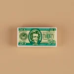 Custom Piece Miniature – United States twenty-dollar bill custom-printed tile – 3D Print for LEGO minifigure