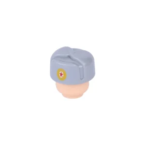 Custom Piece Miniature – Ushanka Red Army military cap for North Korean People's Army (KPA) World War II light grey – 3D Print for LEGO minifigure Custom Piece Miniature – Ushanka Red Army military cap for North Korean People's Army (KPA) World War II light grey – 3D Print for LEGO minifigure