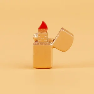 Custom Piece Miniature – Zippo windproof lighter gold – 3D Print for LEGO Minifigure Custom Piece Miniature – Zippo windproof lighter gold – 3D Print for LEGO Minifigure