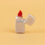 Custom Piece Miniature – Zippo windproof lighter silver – 3D Print for LEGO Minifigure