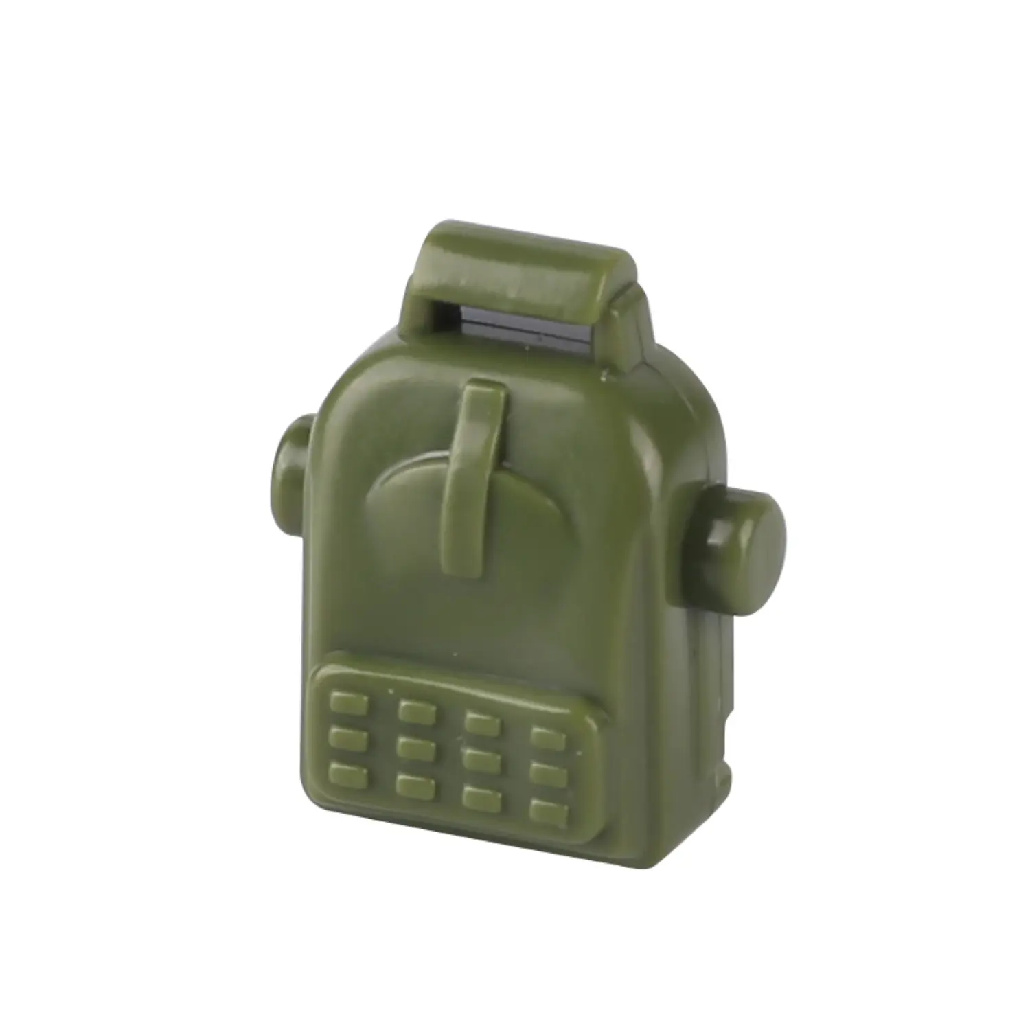 Custom Piece Miniature – backpack molded in an olive green color – 3D Print for LEGO minifigure Custom Piece Miniature – backpack molded in an olive green color – 3D Print for LEGO minifigure