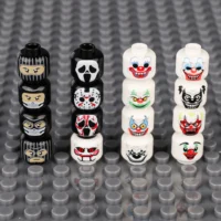 Custom Piece Miniature – heads for Halloween – 3D Print for LEGO minifigure on the LEGO base
