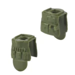 Custom Piece Miniature – heavy-duty ballistic body armor or a tactical vest molded in an olive green color – 3D Print for LEGO minifigure