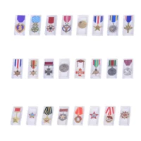 Custom Piece Miniature – military medals from World War II United States, Great Britain and the Commonwealth, and the Soviet Union – 3D Print for LEGO minifigure