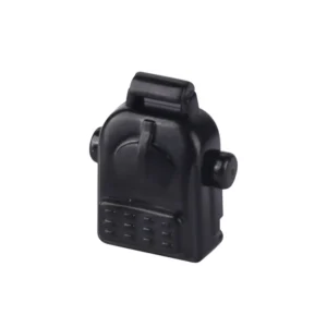 Custom Piece Miniature – military or tactical radio backpack molded in a black color – 3D Print for LEGO minifigure Custom Piece Miniature – military or tactical radio backpack molded in a black color – 3D Print for LEGO minifigure
