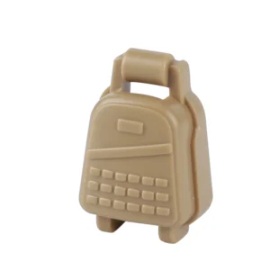 Custom Piece Miniature – military radio communications backpack molded in a tan or desert sand color – 3D Print for LEGO minifigure 2 Custom Piece Miniature – military radio communications backpack molded in a tan or desert sand color – 3D Print for LEGO minifigure