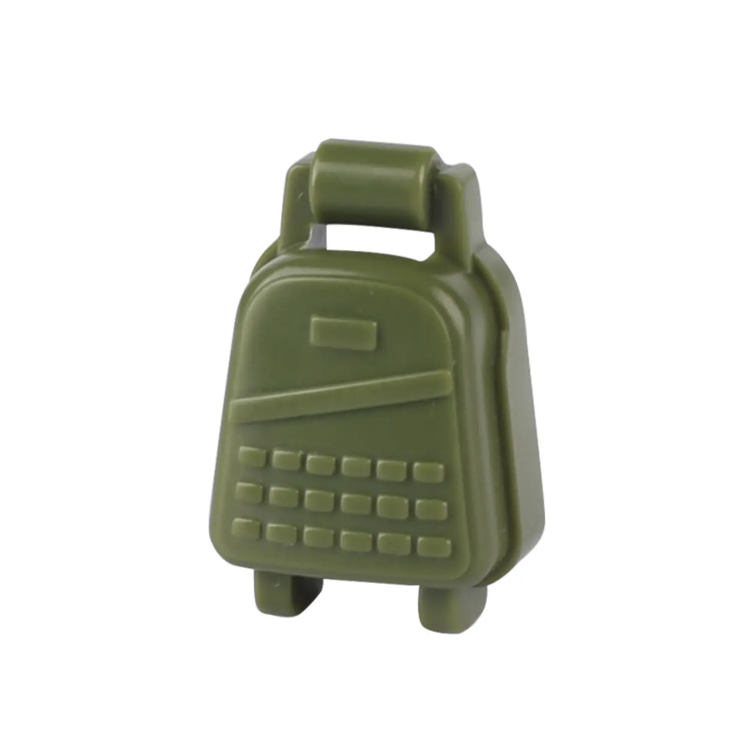 Custom Piece Miniature – military radio communications backpack molded in an olive green color – 3D Print for LEGO minifigure Custom Piece Miniature – military radio communications backpack molded in an olive green color – 3D Print for LEGO minifigure