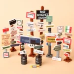 Custom Piece Miniature – military road signposts from different fronts of World War II – 3D Print for LEGO Minifigure