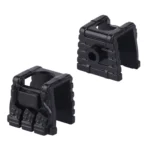 Custom Piece Miniature – modern plate carrier tactical vest or plate carrier molded in a black color – 3D Print for LEGO minifigure