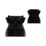 Custom Piece Miniature – tactical load-bearing vest or body armor molded in a glossy black color – 3D Print for LEGO minifigure