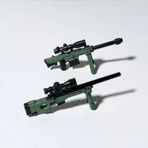 Custom Piece Miniature – two modern sniper rifles – 3D Print for LEGO Minifigure