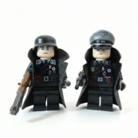 Minifigure - A pair of high-ranking German SS Panzer commanders from World War II (LEGO Compatible)