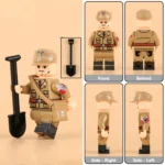 Minifigure - German Einsatzleiter (Mission Leader) from the Organisation Todt (OT) during the World War II (LEGO Compatible)