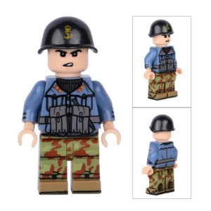 Minifigure - Italian soldier naval commando unit Decima Flottiglia MAS (10th Light Flotilla) from World War II (LEGO Compatible) Minifigure - Italian soldier naval commando unit Decima Flottiglia MAS (10th Light Flotilla) from World War II (LEGO Compatible)