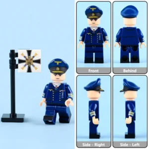 Minifigure - Karl Dönitz, the Großadmiral (Grand Admiral) and Commander-in-Chief of the German Navy (Kriegsmarine) during World War II (LEGO Compatible) Minifigure - Karl Dönitz, the Großadmiral (Grand Admiral) and Commander-in-Chief of the German Navy (Kriegsmarine) during World War II (LEGO Compatible)