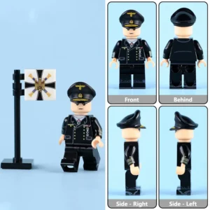 Minifigure - Karl Dönitz the Großadmiral (Grand Admiral) and Commander-in-Chief of the German Navy (Kriegsmarine) during the later stages of World War II (LEGO Compatible) Minifigure - Karl Dönitz the Großadmiral (Grand Admiral) and Commander-in-Chief of the German Navy (Kriegsmarine) during the later stages of World War II (LEGO Compatible)