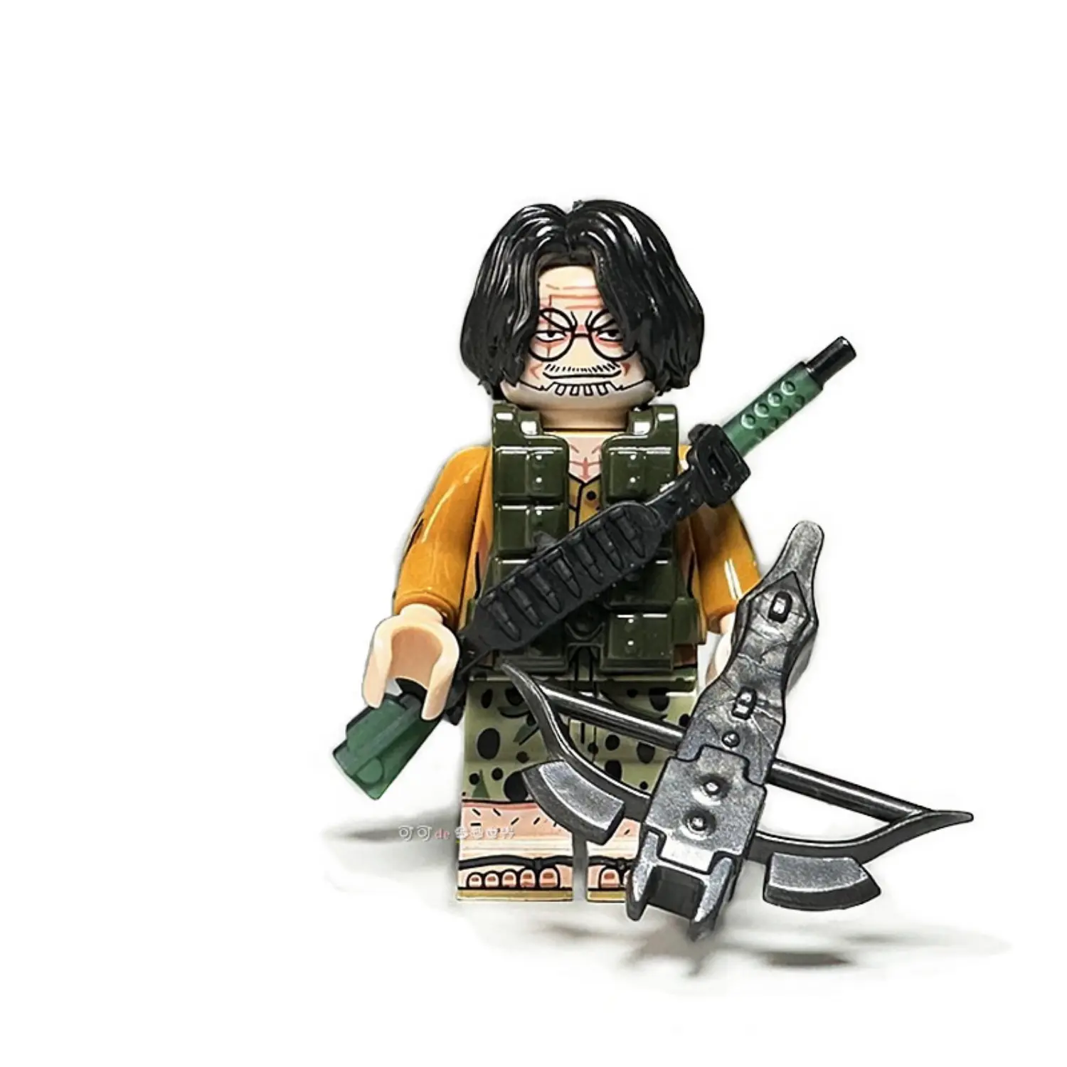 Minifigure - Ponnawin, nicknamed Anaconda, a jungle warfare expert from a Private Armed Force in the Golden Triangle (LEGO Compatible)
