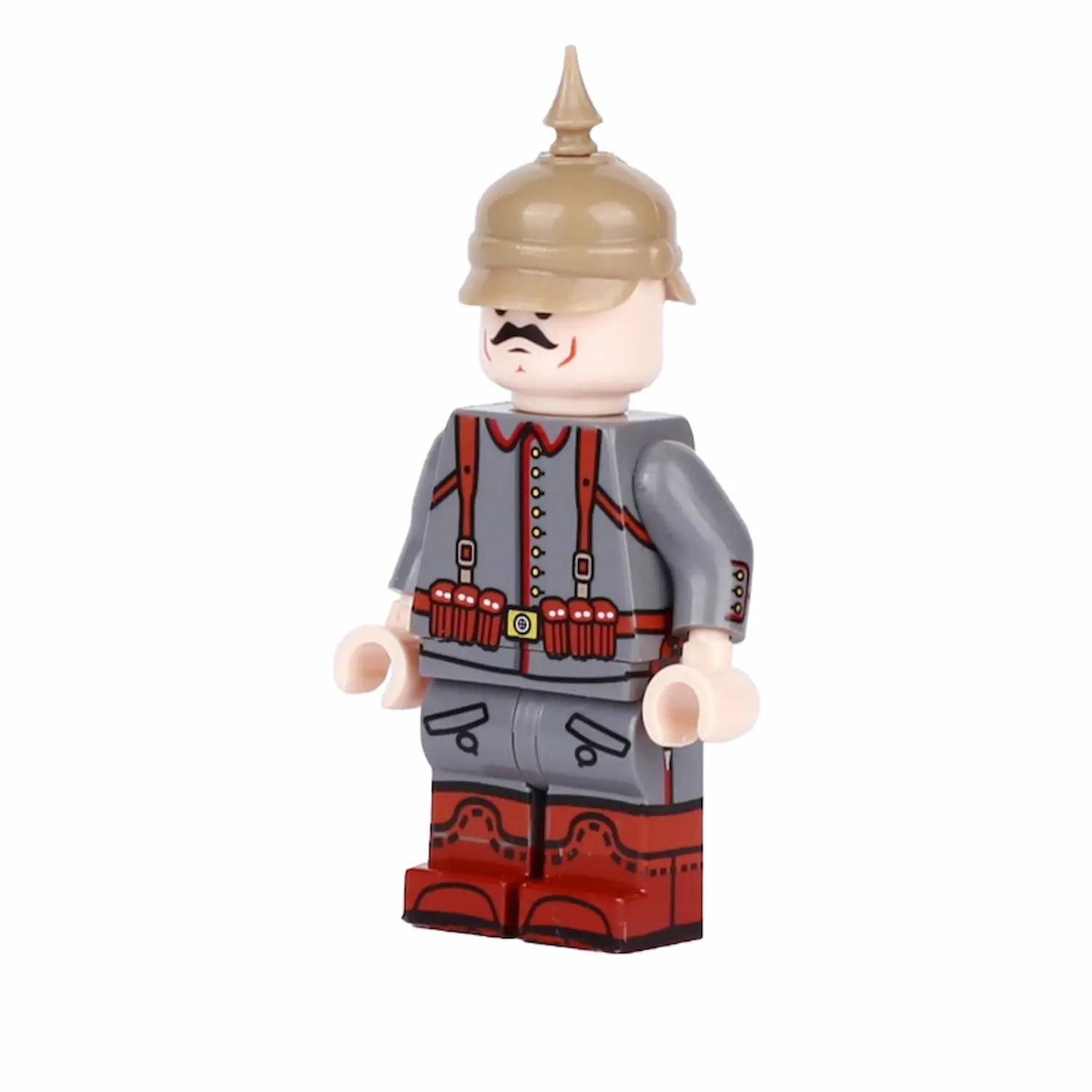 Minifigure - Prussian infantry soldier German Imperial Army at the outbreak of World War I (LEGO Compatible) Minifigure - Prussian infantry soldier German Imperial Army at the outbreak of World War I (LEGO Compatible)