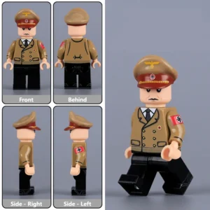 Minifigure - Joseph Goebbels Reich Minister of Public Enlightenment and Propaganda for Nazi Germany during the Third Reich (Kriegsmarine) during World War II (LEGO Compatible) Minifigure - Joseph Goebbels Reich Minister of Public Enlightenment and Propaganda for Nazi Germany during the Third Reich (Kriegsmarine) during World War II (LEGO Compatible)