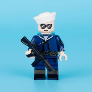 Minifigure - United States Navy Petty Officer (NCO) from the World War II - LEGO Compatible Minifigure - United States Navy Petty Officer (NCO) from the World War II - LEGO Compatible