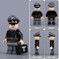 Minifigure - a Major of the German Wehrmacht (Armed Forces) during the World War II (LEGO Compatible)
