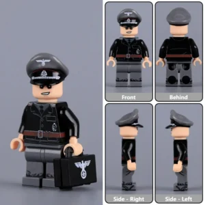 Minifigure - a Major of the German Wehrmacht (Armed Forces) during the World War II (LEGO Compatible) Minifigure - a Major of the German Wehrmacht (Armed Forces) during the World War II (LEGO Compatible)