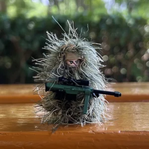 Minifigure - modern military sniper Scar (LEGO Compatible) Minifigure - modern military sniper Scar (LEGO Compatible)