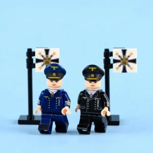 Minifigure - two Karl Dönitz, the Großadmiral (Grand Admiral) of the German Navy (Kriegsmarine) during World War II (LEGO Compatible) Minifigure - two Karl Dönitz, the Großadmiral (Grand Admiral) of the German Navy (Kriegsmarine) during World War II (LEGO Compatible)