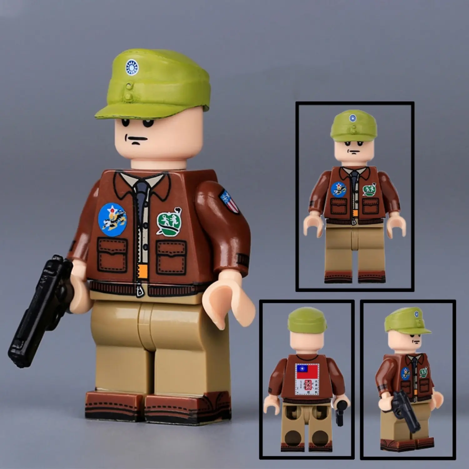 Minifigure – 1st American Volunteer Group (AVG) Flying Tigers (LEGO Compatible)