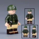 Minifigure – American General George S. Patton Jr. from World War II (LEGO Compatible)