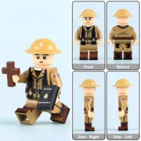 Minifigure – British Army Chaplain from the World War II (LEGO Compatible)